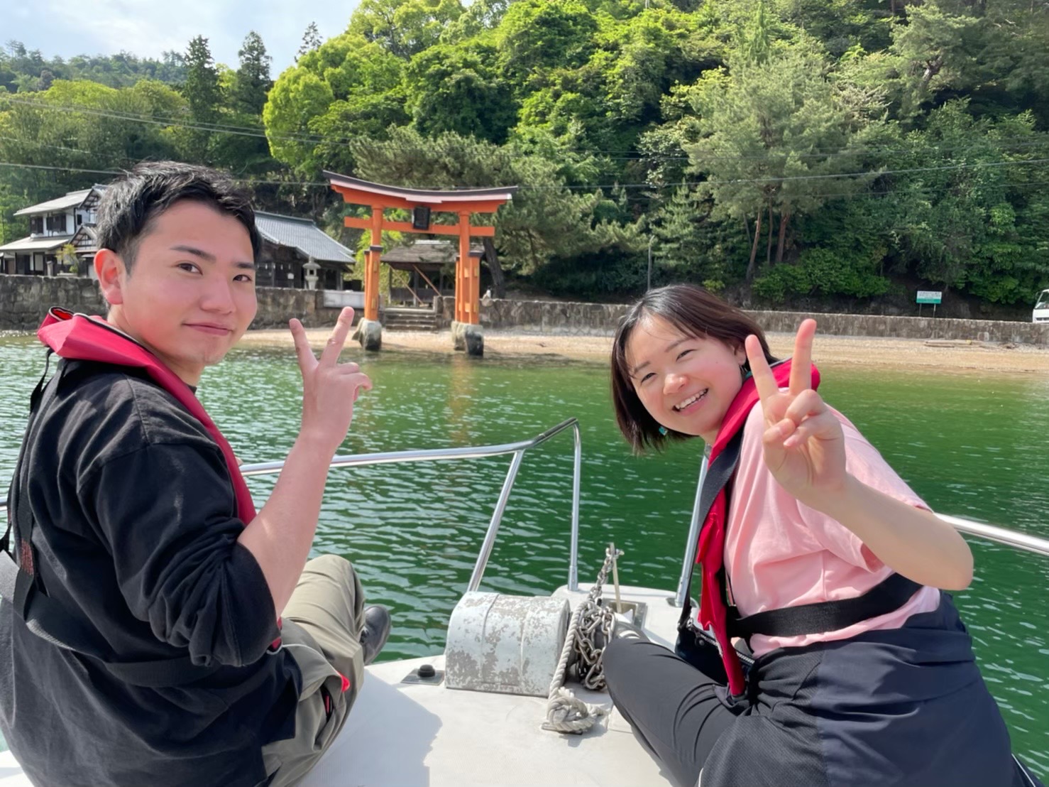 厳島 トップ 神社 サンダル